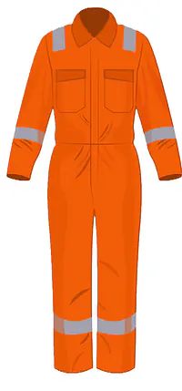 Inherent FR Coverall Premium Range,180 GSM W-Tape/ W/O Tape - Master